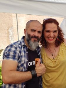 Alessandro Mereu pseudonimo Don Aleamanno & Lara Ceroni Alessandro Mereu pseudonimo Don Aleamanno & Lara Ceroni al Bologna Comix 2018