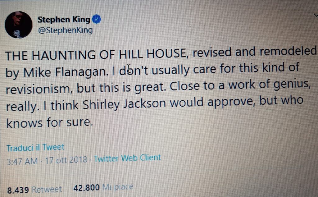 Maestro-Horror-Stephen-King-Apprezza-The-Hauting-of-Hill-House-2018 Maestro-Horror-Stephen-King-Apprezza-The-Hauting-of-Hill-House-2018