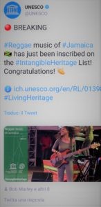 Reggae Patrimonio dell'UNESCO (2018) Reggae Patrimonio dell'UNESCO (2018)