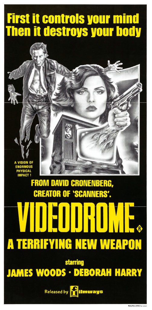 Videodrome_poster_-deglianni-80-Film-Horror-e-Fantascientifico