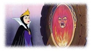 Bianca neve e i sette nani di Walt Disney- Strega Cattiva - Specchio Magico - Formula magica