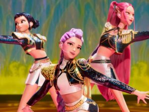 K-Pop Demon Hunters-Look estetico e esoterico delle tre protagoniste